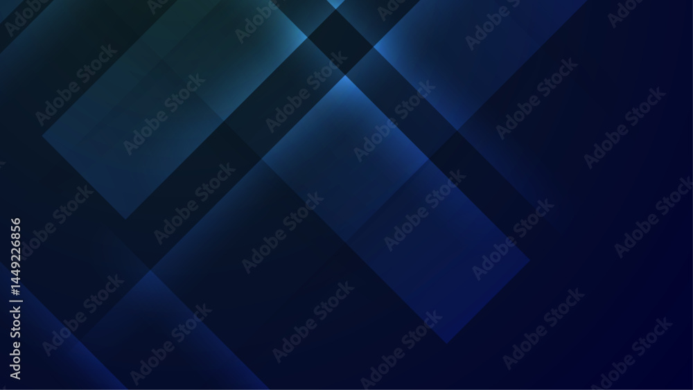 Poster blue and black abstract background with dynamic shapes and patterns. perfect for tech presentations,