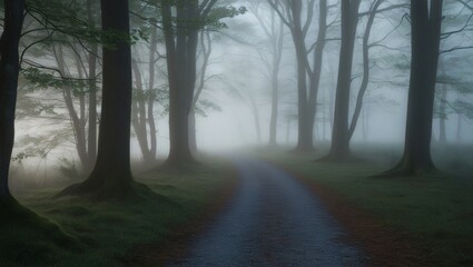 fog in the forest