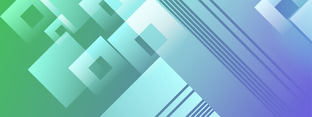 Blue and green geometric abstract background suitable for web design, social media, digital marketing, presentations, and print materials.