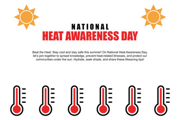 Join us on National Heat Awareness Day to learn how to prevent heat-related illnesses. Hydrate, rest in shade, and watch for warning signs!