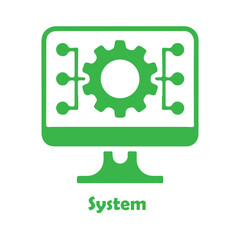 green system infrastrucrure icon