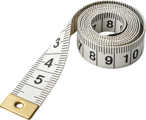Flexible coiled measuring tape for tailoring and garment cutout design use