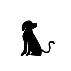 dog silhouette icon