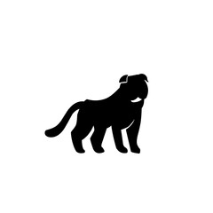 dog silhouette icon