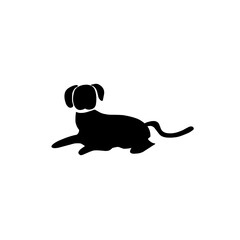 dog silhouette icon
