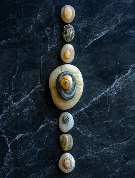 Pebble still life