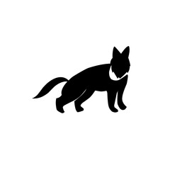 dog silhouette icon