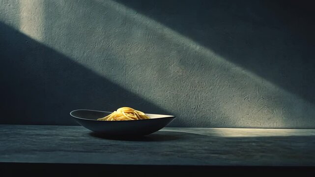 Sunlit Spaghetti: A Still Life Photography