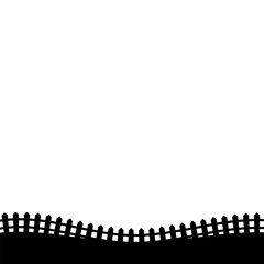 Fence Hill Vector