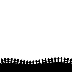 Fence Hill Vector