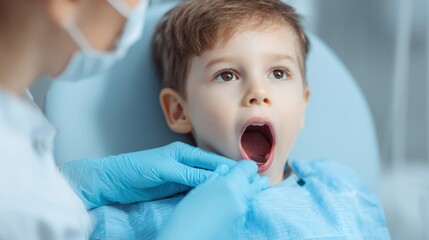 Young Boy at Dental Appointment