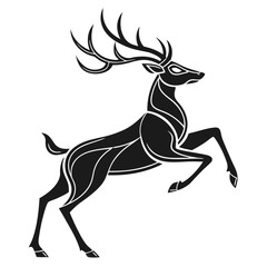 Obraz premium silhouette of a deer