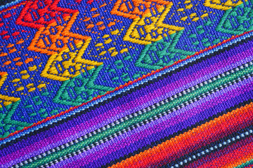 colorful material from South America
