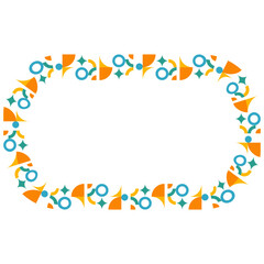 Geometric Modern Frame Shape