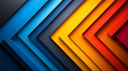 Obraz premium Abstract geometric colorful chevron background pattern