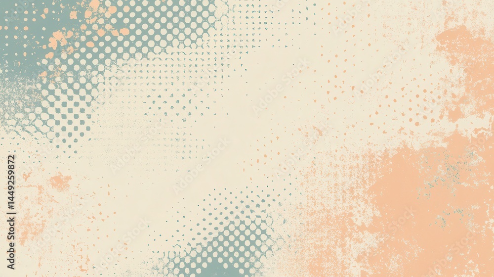 Poster abstract background with pastel colors and textured patterns