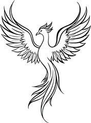 Simple Phoenix Outline