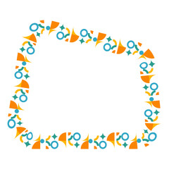 Geometric Modern Frame Shape