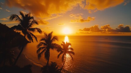 Tropical Sunset Paradise