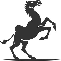 Vector desert animal camel silhouette