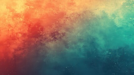 Fototapeta premium Abstract blend of warm and cool colors (17)