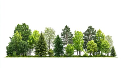 Forest line graphic