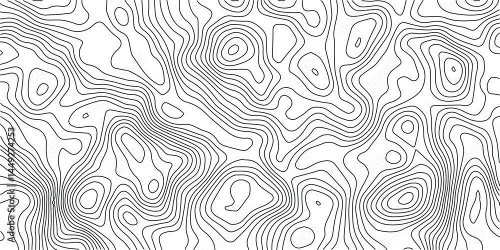 Poster abstract diagram discovery topographic map banner texture background. seamless cartography ware fram