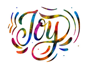 Inspirational words design Joy