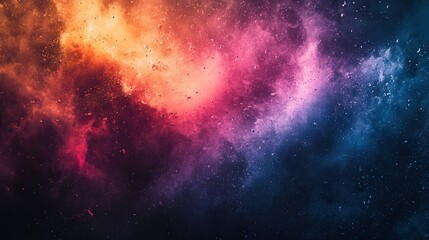 Naklejka premium Abstract cosmic nebula (39)