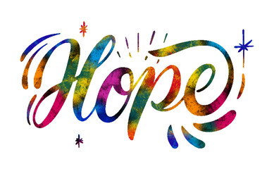 Inspirational words design Hope