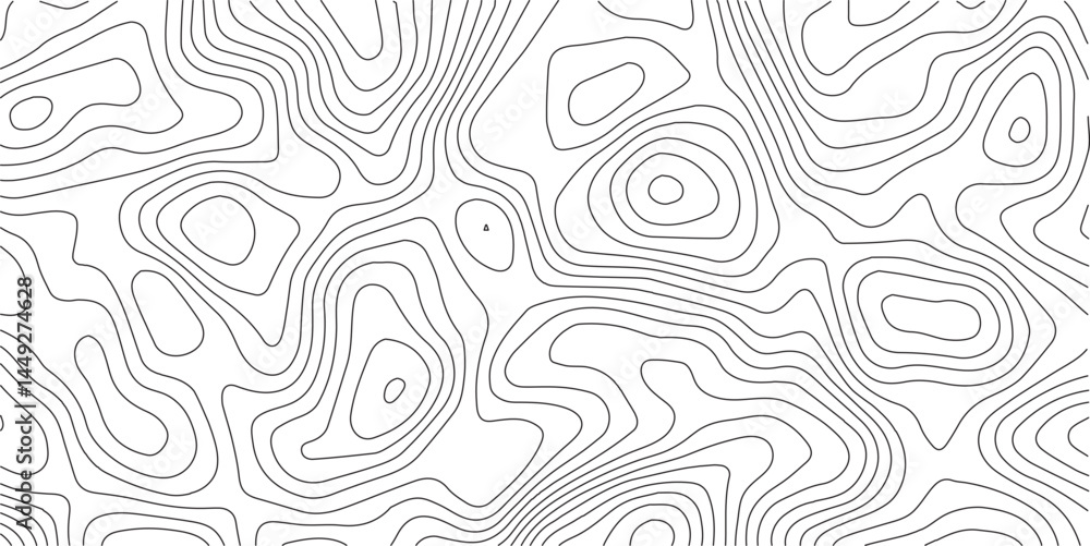 Aufkleber abstract topographic contours map background .topographic background and texture, monochrome image. 