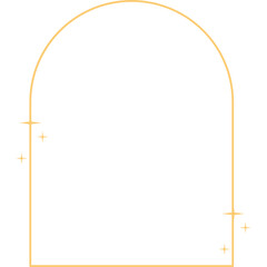 Gold Frame with Sparkle