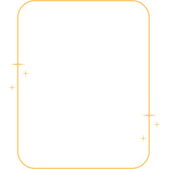 Gold Frame with Sparkle