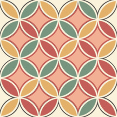 Seamless Polygon Vector Pattern