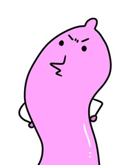 illustration of cute cartoon character