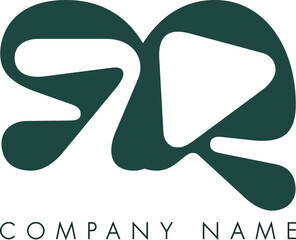 Creative Abstract Initial Letter RQ Logo Design