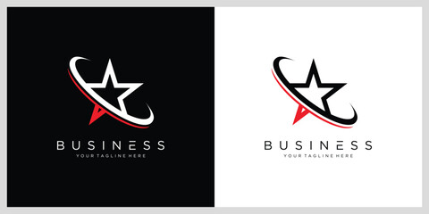 Star logo design vector template