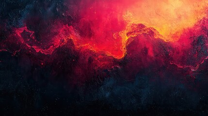 Abstract fiery landscape (12)