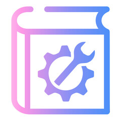 wrench Line Gradient Icon