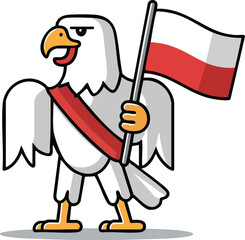 vector illustration of an american flag