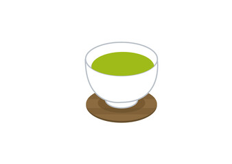 Clip art of tea in a teacup