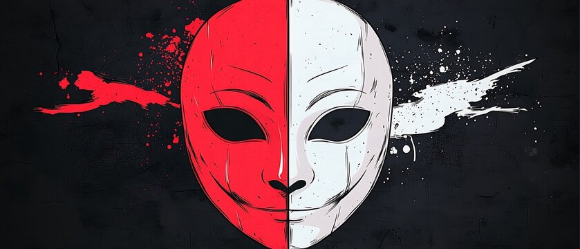 Divided mask of duality