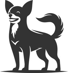 Silhouette of a chihuahua vector