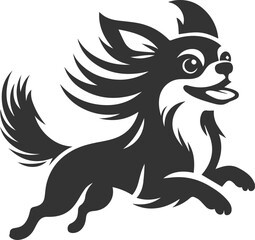Silhouette of a chihuahua vector