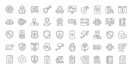 Cybersecurity Shields protect from digital dangers