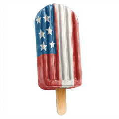 ice cream with american color