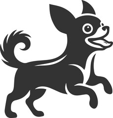 Silhouette of a chihuahua vector