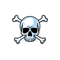 Skull and Crossbones Clipart PNG