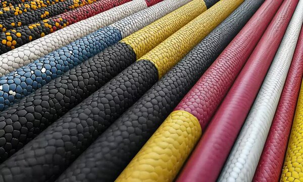 Abstract Colorful Snake Skin Texture Seamless Loop