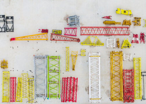 Crane Components Aerial View